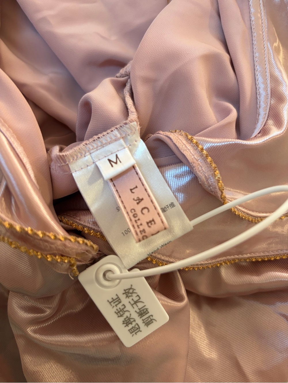 Lacemade Satin Ruffle Bodysuit - Picture 6 of 6